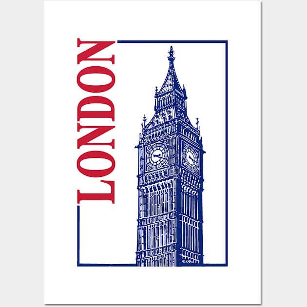 London-Big Ben Wall Art by NewSignCreation